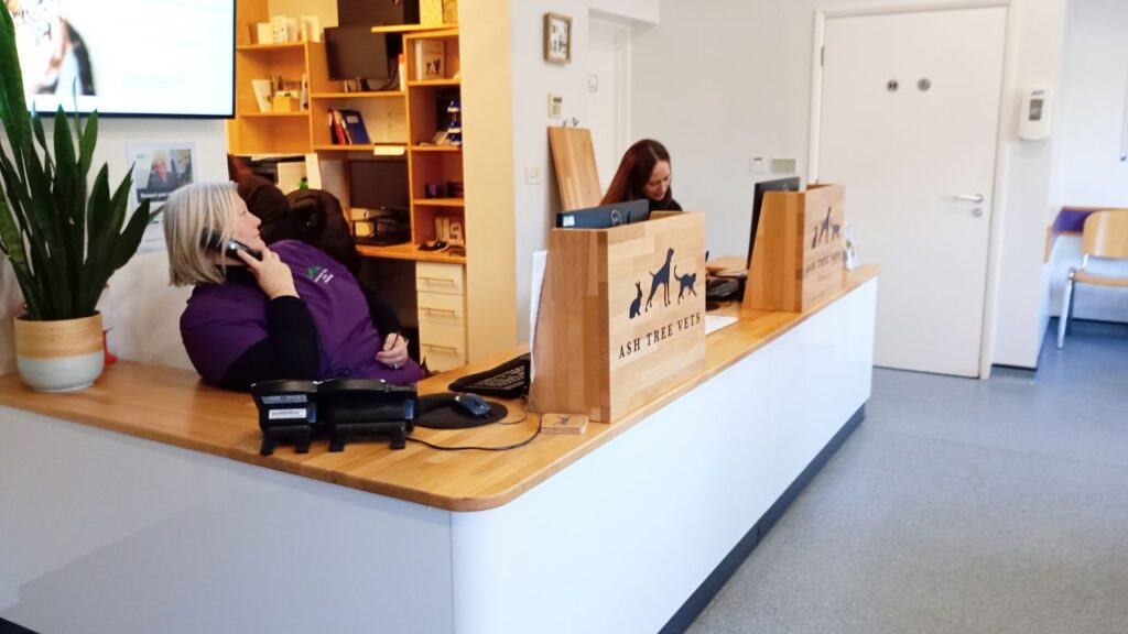 Reception staff at Market Harborough